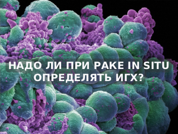 Нужно ли при раке in situ определять ИГХ?